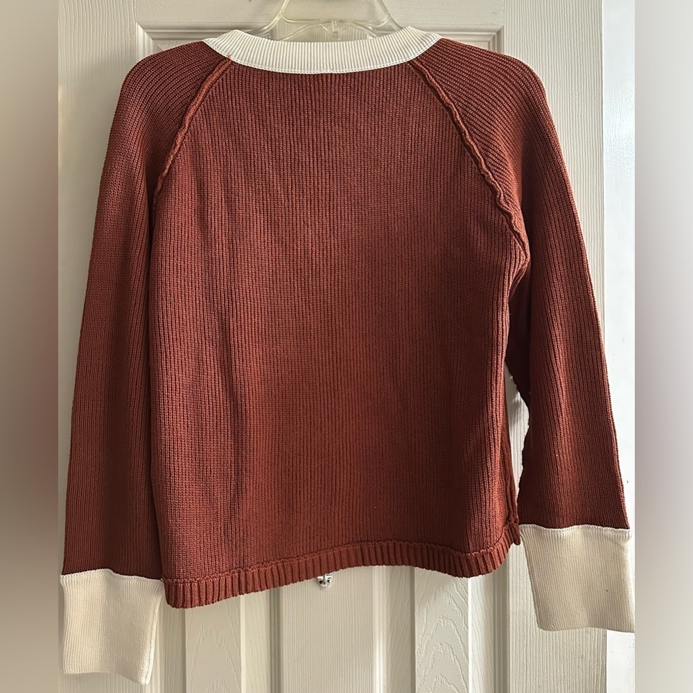 Brown Cardigan Sweater - Picture 6 of 6